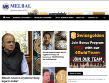 Tablet Screenshot of melbal.com